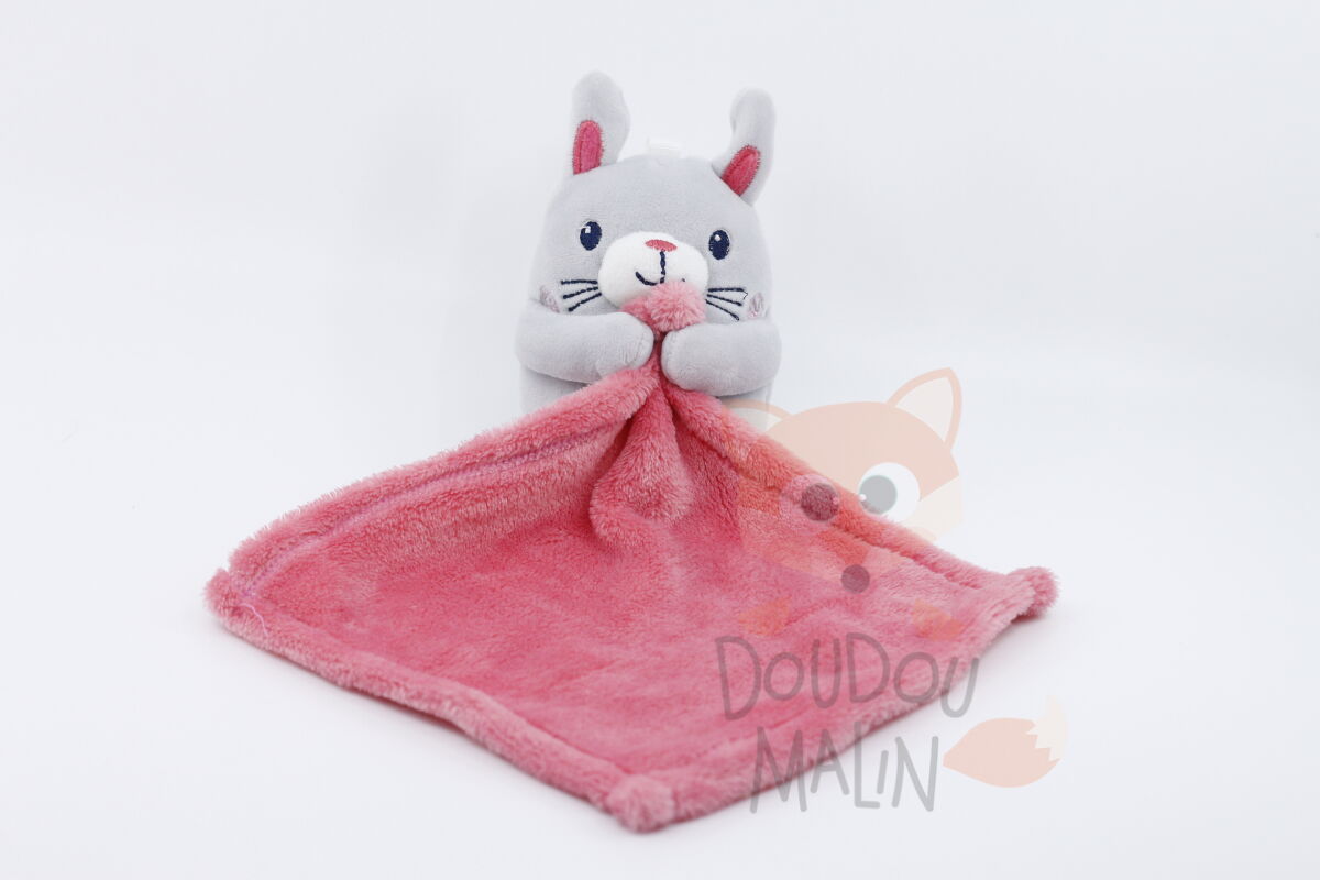 - peluche lapin avec rose 